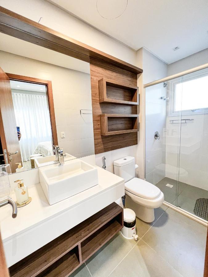 Apto Moderno Com Lareira, Piscina Aquecida E Infra Completo Em 公寓 *