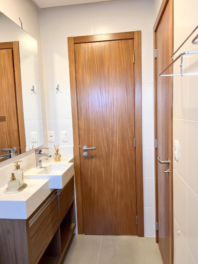 Apto Moderno Com Lareira, Piscina Aquecida E Infra Completo Em 公寓 *